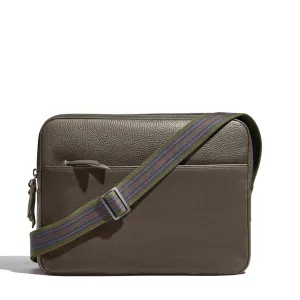 GMT Messenger in Soft Grain Leather & Nubuck