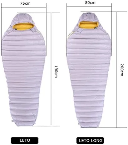 Goose Down Sleeping Bag Outdoor Camp Ultra Dry White Type Sleeping Gear Water Repellent Down Sleeping Bag
