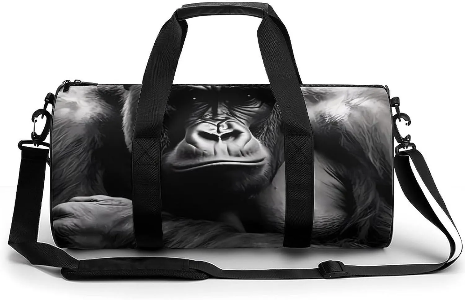 Gorilla Thinking Novelty Large Duffel Bag Lightweight Gym Bag Travel Tote Bags