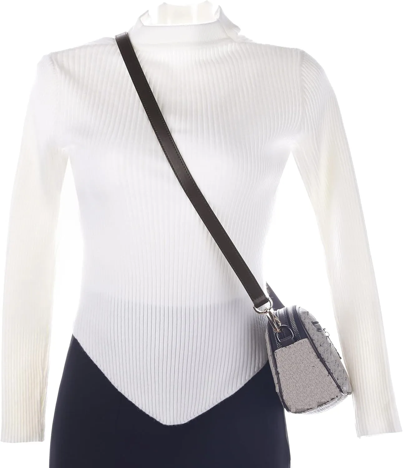 GOXTECH Vachetta Leather Adjustable Crossbody Strap for ， Women's Crossbody Handbags