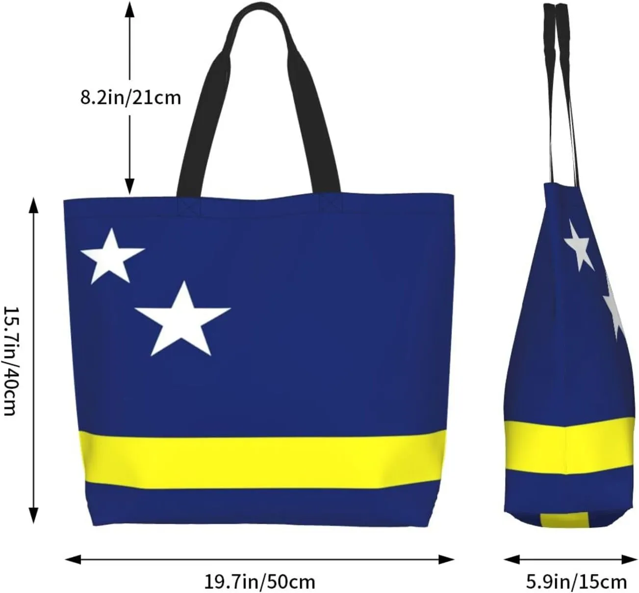 GTEVUTS Texas Flag Grocery Bag Large Handbag Reusable Shoulder Totes Bags-Cute Beach Bag for Women Men Travel Outdoor