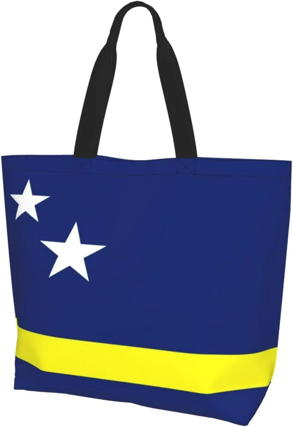 GTEVUTS Texas Flag Grocery Bag Large Handbag Reusable Shoulder Totes Bags-Cute Beach Bag for Women Men Travel Outdoor