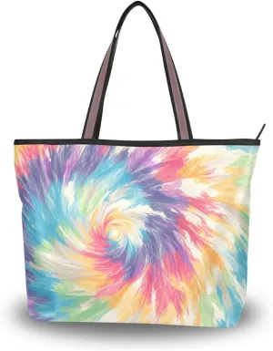 GuoChe Silk Fabric Zippered Travel Tote Bags Stylish Handbags Casual Shoulder Work for Prom Engagement Cocktail Party Wedding