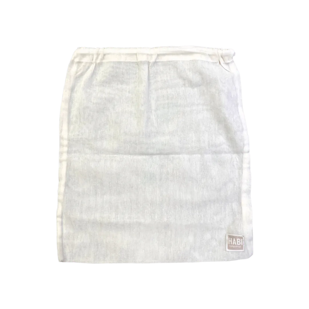 HABI Footwear and Lifestyle Canvas Drawstring Bag