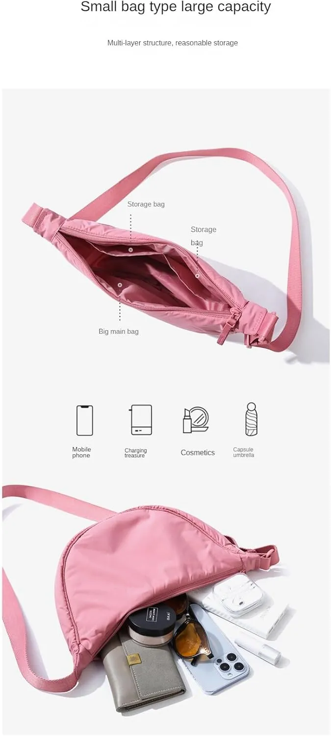 Harajuku Grunge Bag Crossbody Bag for Women Men Everyday Sling Bag Small Hobo Shoulder Bag