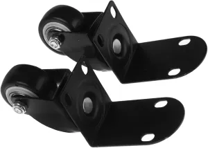 Heavy Duty Caster Wheels for Luggage 360° Swivel Side Brakes for Small Rolling Duffle Bag Mount for Furniture and Drawers