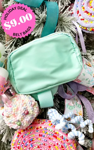 HOLIDAY DEAL: Sara's Everywhere Belt Bag - Mint**