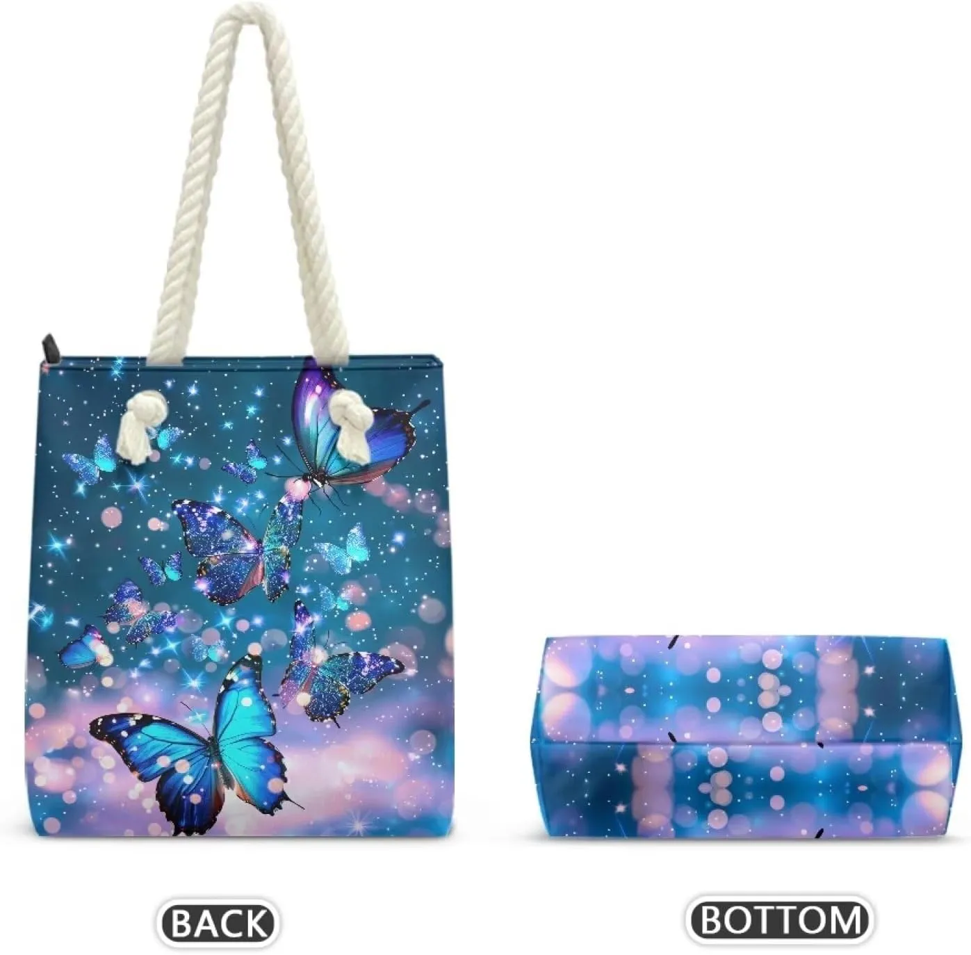 HUGS IDEA Women's Top Handle Bag Casual Grocery Totes Beach Handbags for Teens Shoulder Bags