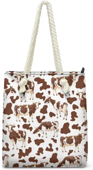 HUGS IDEA Women's Top Handle Bag Casual Grocery Totes Beach Handbags for Teens Shoulder Bags