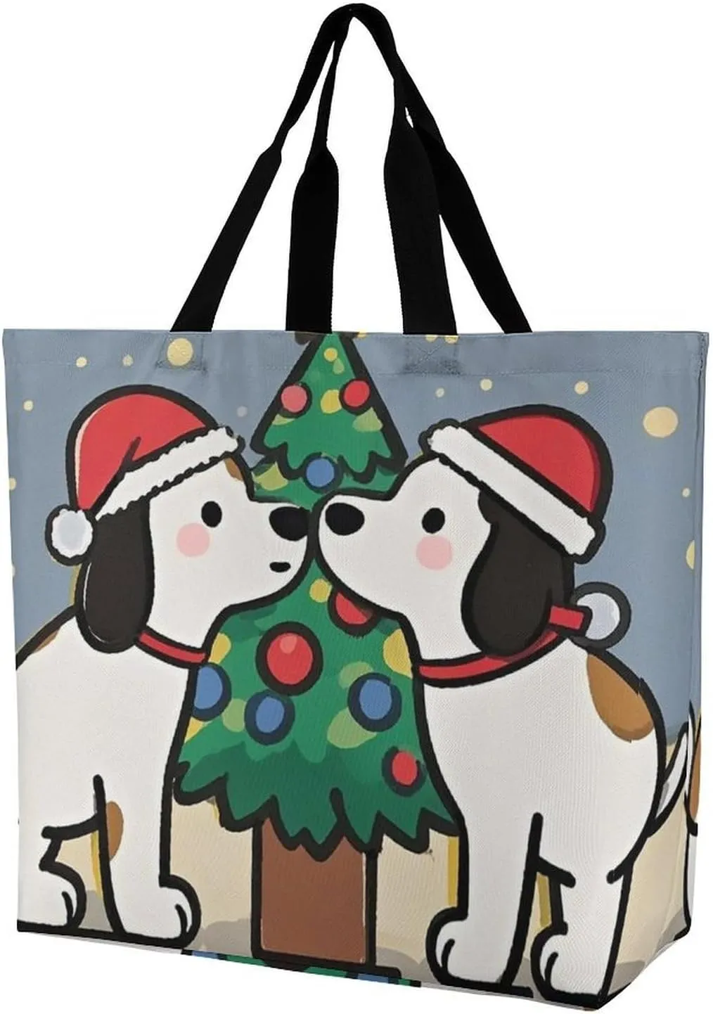 Intimate Puppy Handbags Lightweight Travel Shoulder Bag Portable Cute Shopping Beach Market Bag for Men Women Hiking Yoga Gym Swimming Travel Holiday Gift