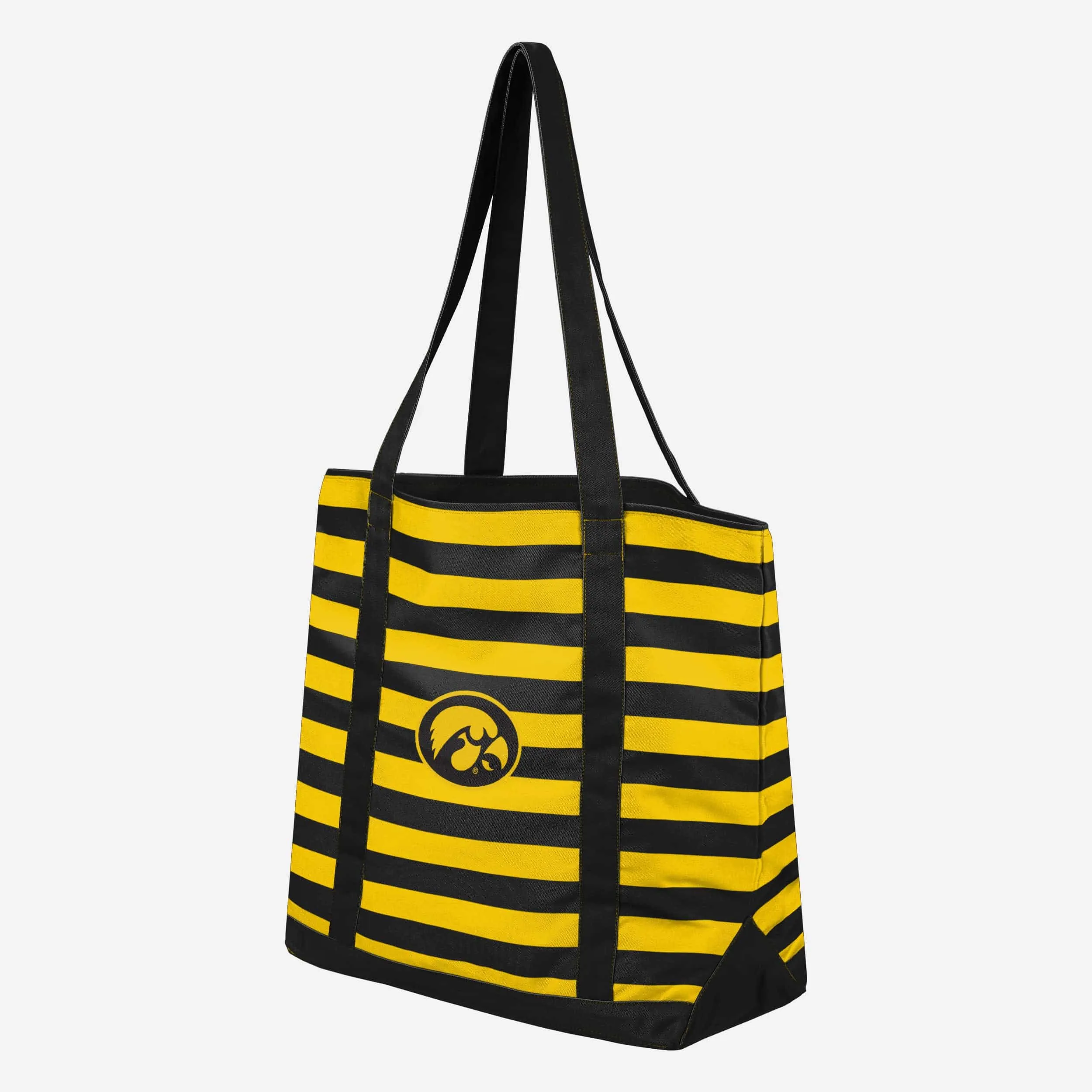 Iowa Hawkeyes Team Stripe Canvas Tote Bag