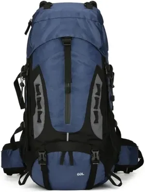 JSEIAJB 60L Camping Backpack Travel Bag Climbing Rucksack Hiking Storage Pack Outdoor Mountaineering Sports Shoulder Bags