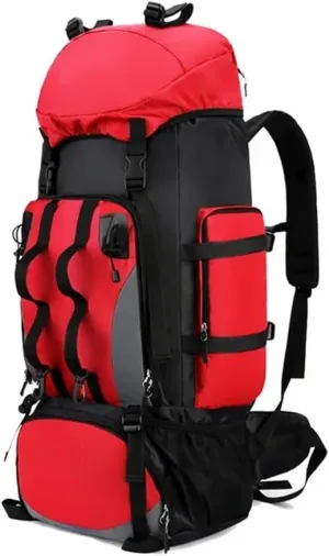 JSEIAJB 90L Waterproof Hiking Camping Backpack Trekking Bag Rucksack Large Capacity Travel Outdoor Sports Bags