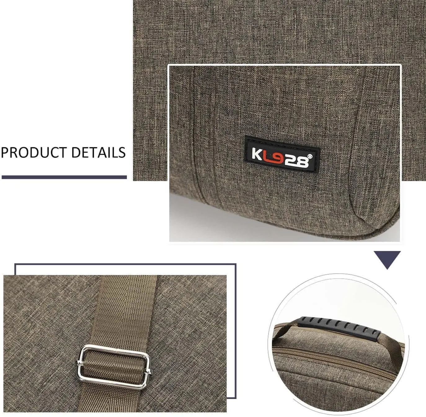 KL928 Men's Messenger Bag - Crossbody Shoulder Bags Travel Bag Man Purse Casual Sling Pack for Work Business