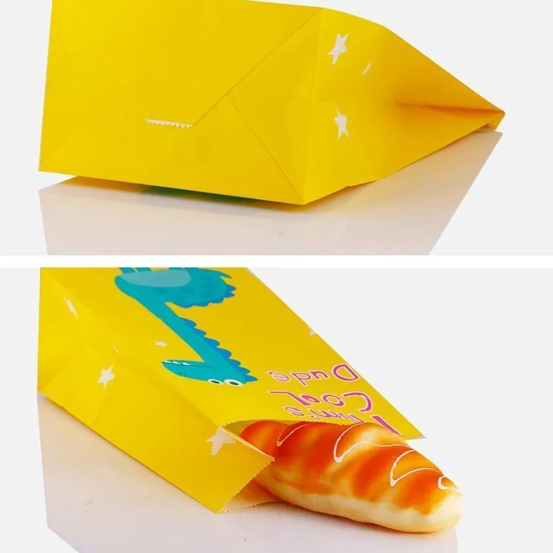 Kraft Paper Candy Bags 100PCS 4Colours