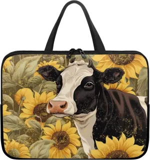 Laptop Bag Sleeve Computer Protective Case Tablet Carrying Cover with Handle Tote Bags for Work Zipper Handbag