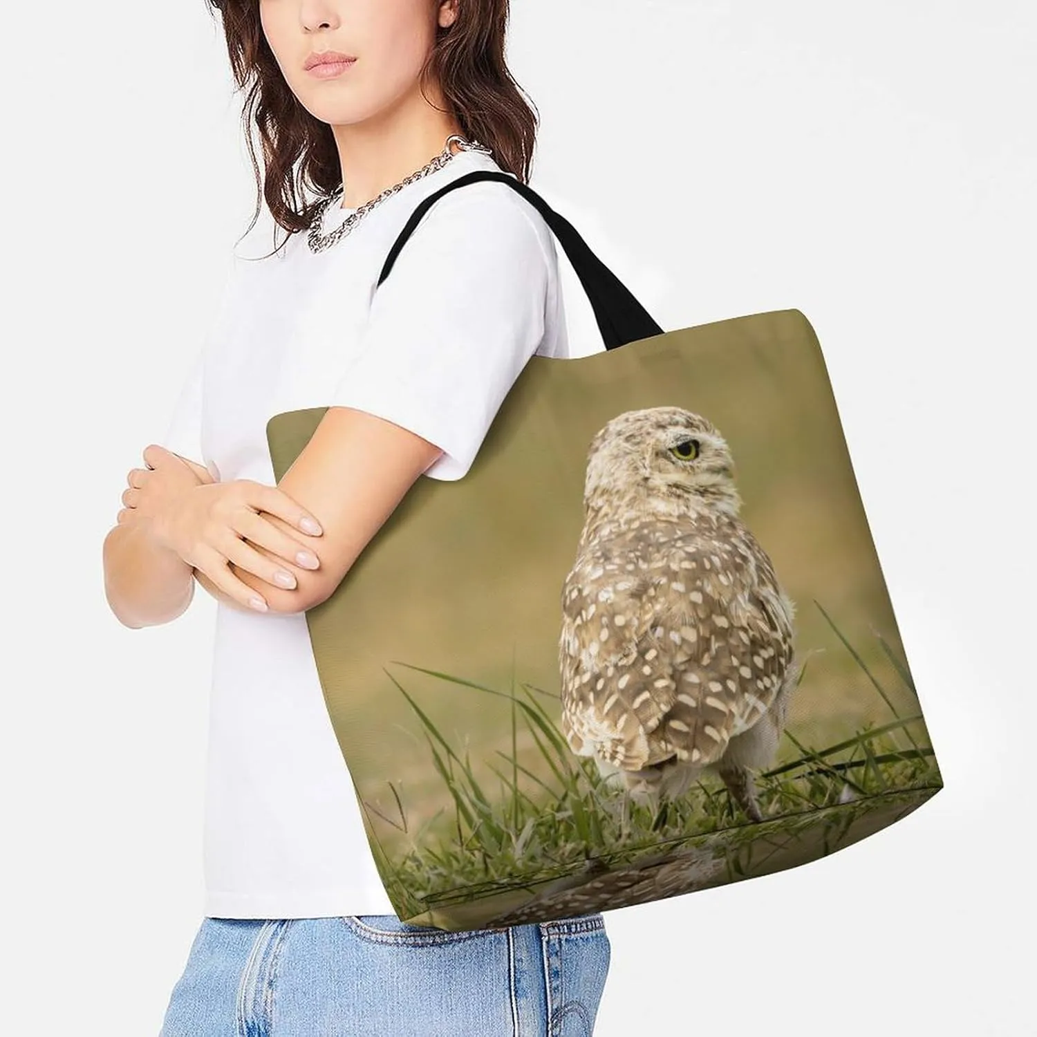 Large Capacity Shopping Tote Bag for Women, Girls