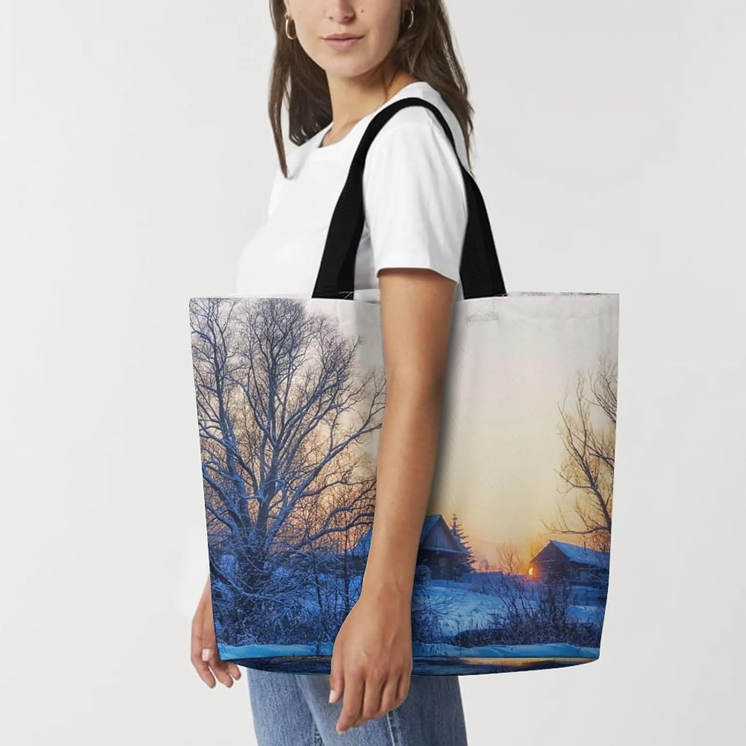 Large Capacity Shopping Tote Bag for Women, Girls