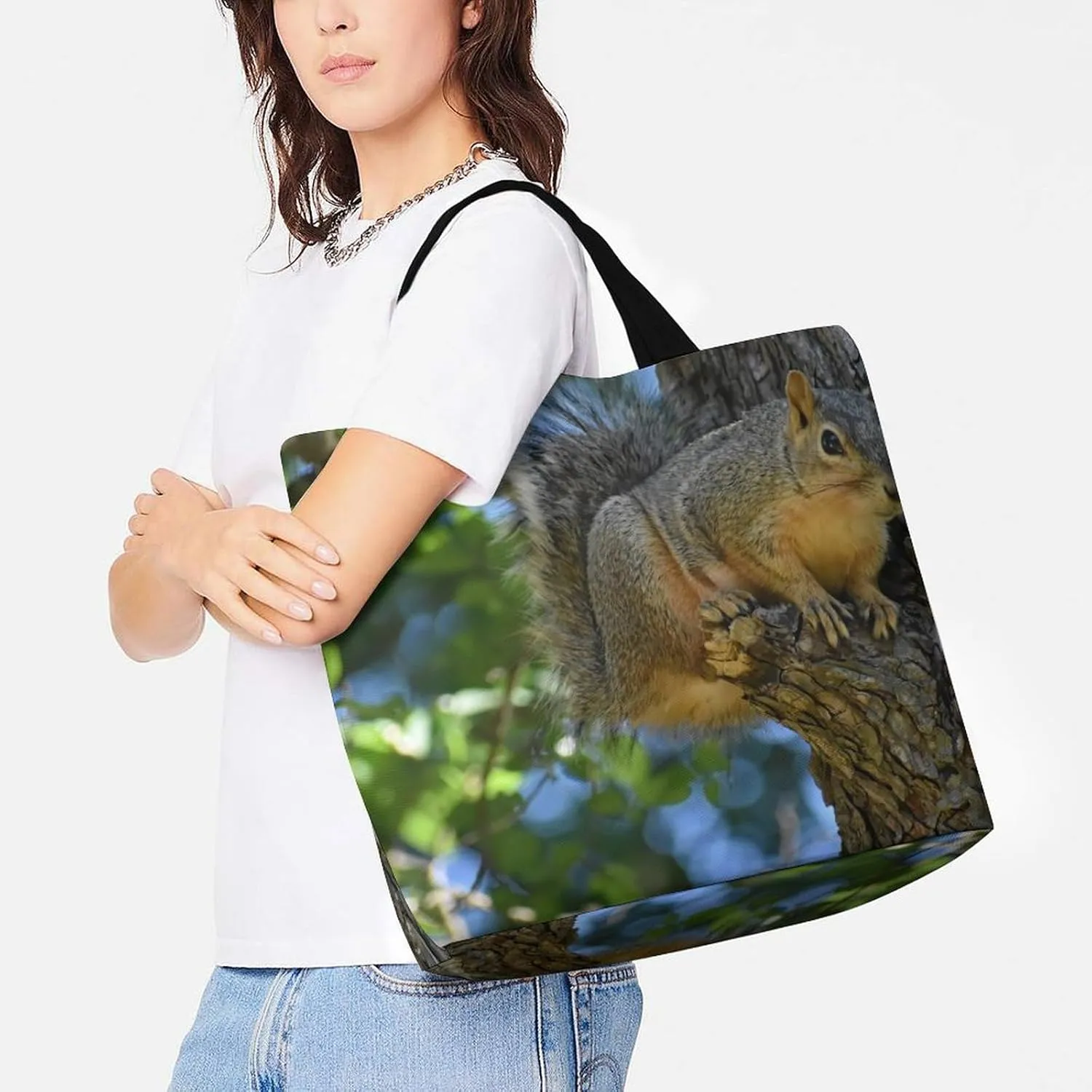 Large Capacity Shopping Tote Bag for Women, Girls
