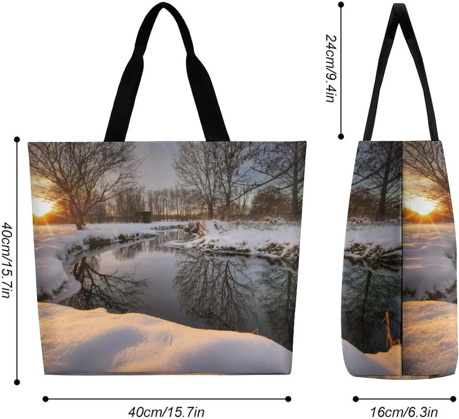 Large Capacity Shopping Tote Bag for Women, Girls