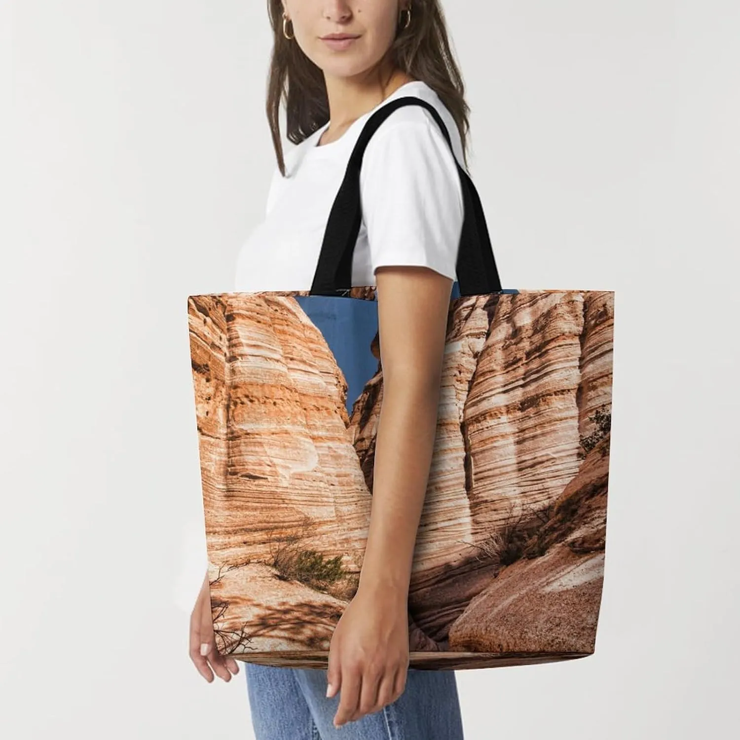 Large Capacity Shopping Tote Bag for Women, Girls