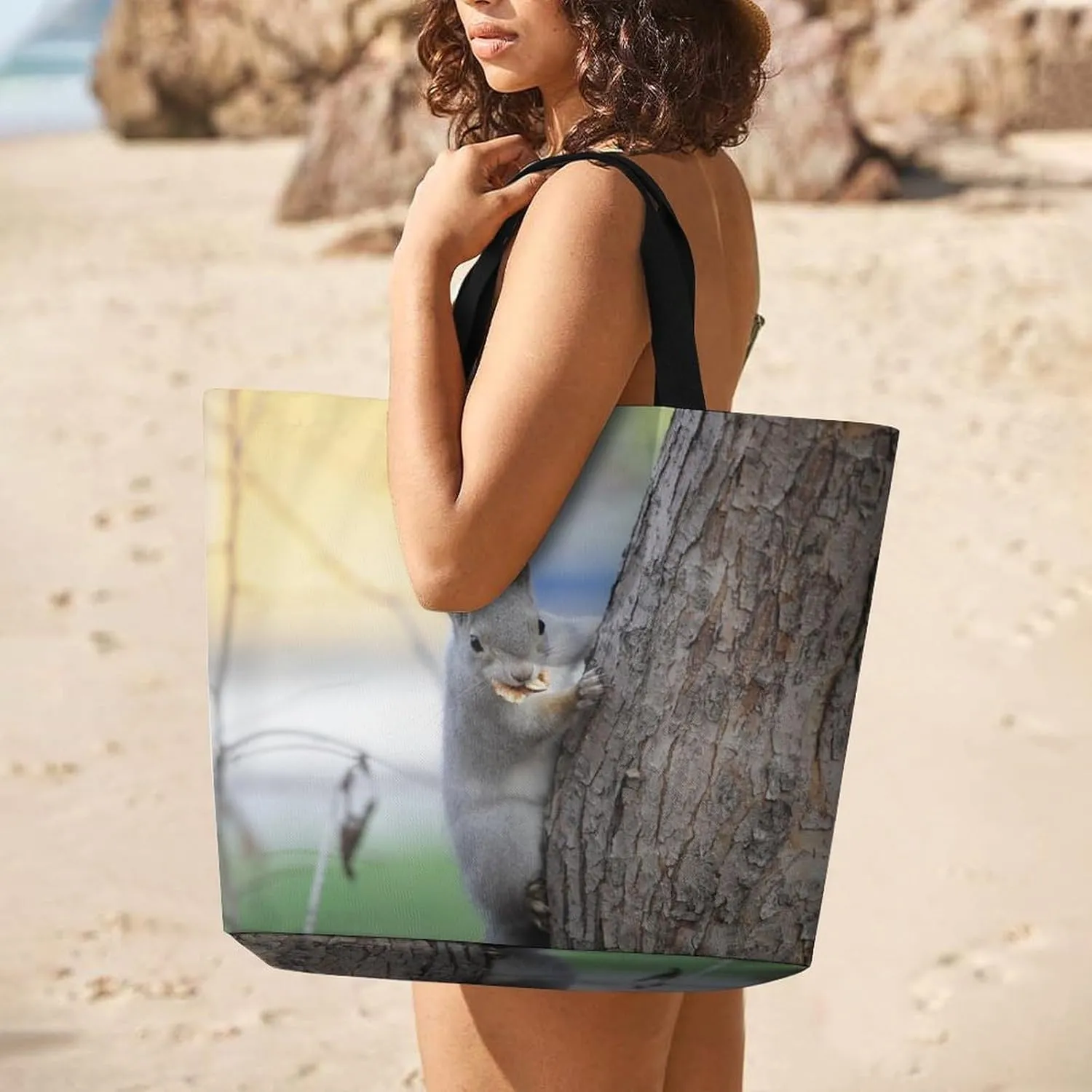 Large Capacity Shopping Tote Bag for Women, Girls