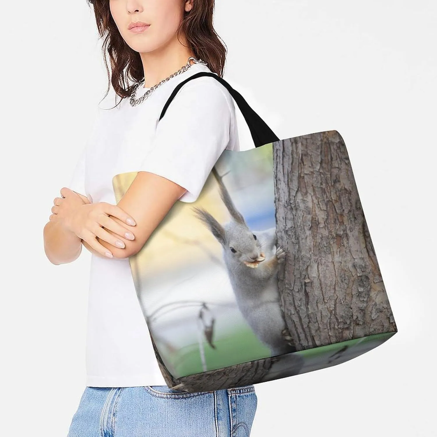 Large Capacity Shopping Tote Bag for Women, Girls