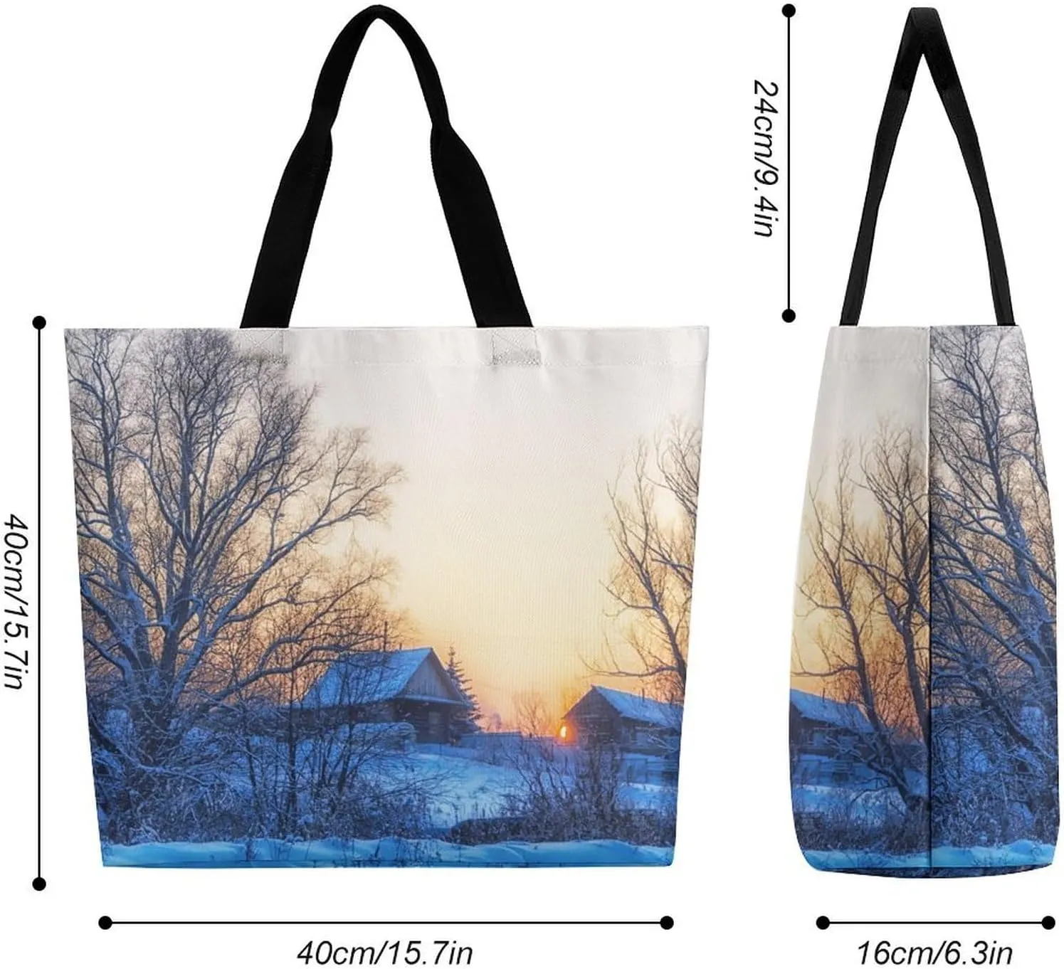 Large Capacity Shopping Tote Bag for Women, Girls