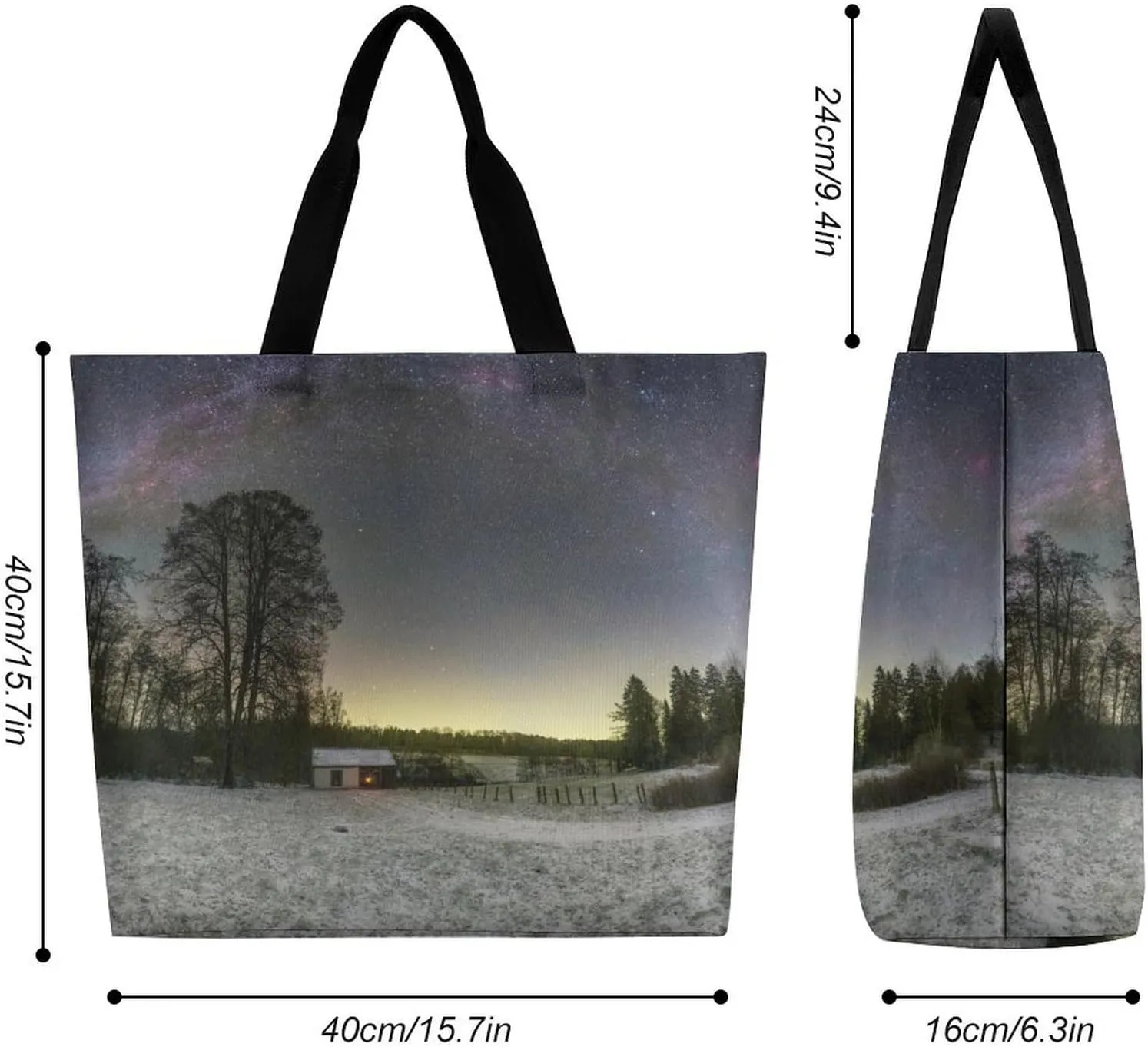 Large Capacity Shopping Tote Bag for Women, Girls