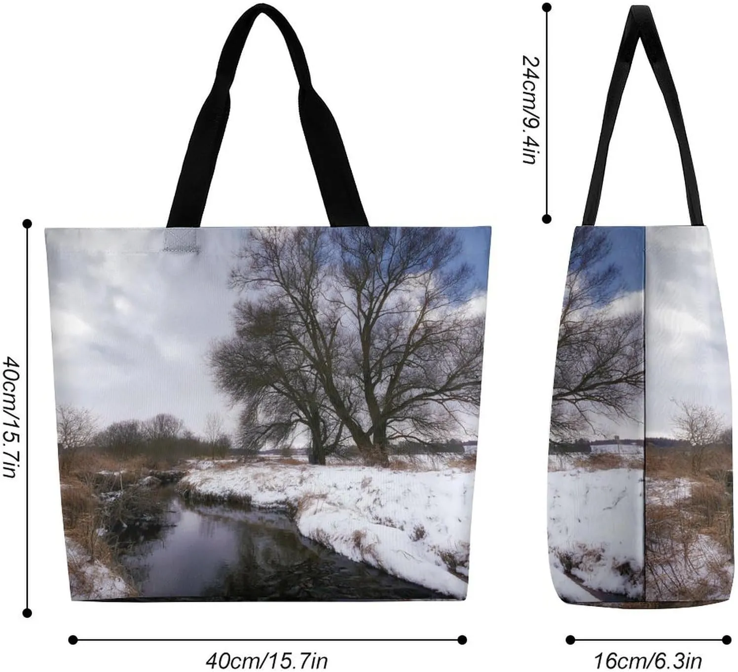 Large Capacity Shopping Tote Bag for Women, Girls