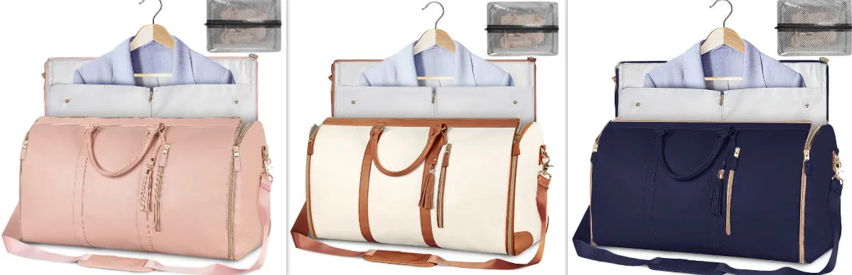 Large Capacity Travel Duffle Bag Women's Handbag Folding Suit Bag Waterproof Clothes Totes Garment Bag  