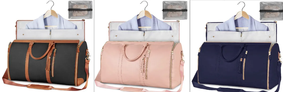 Large Capacity Travel Duffle Bag Women's Handbag Folding Suit Bag Waterproof Clothes Totes Garment Bag  