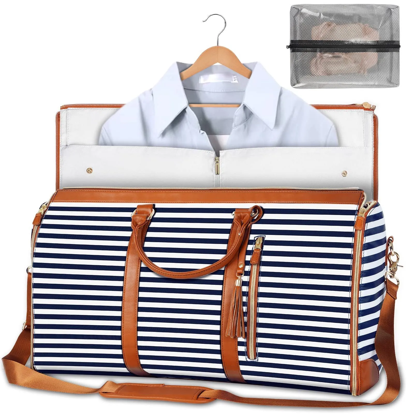 Large Capacity Travel Duffle Bag Women's Handbag Folding Suit Bag Waterproof Clothes Totes Garment Bag  