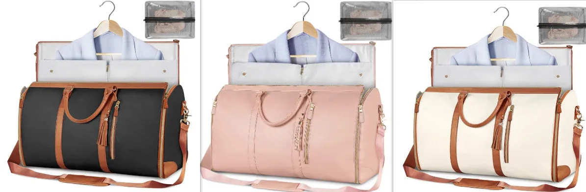 Large Capacity Travel Duffle Bag Women's Handbag Folding Suit Bag Waterproof Clothes Totes Garment Bag  