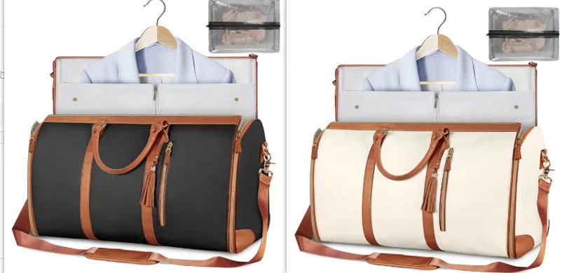 Large Capacity Travel Duffle Bag Women's Handbag Folding Suit Bag Waterproof Clothes Totes Garment Bag  