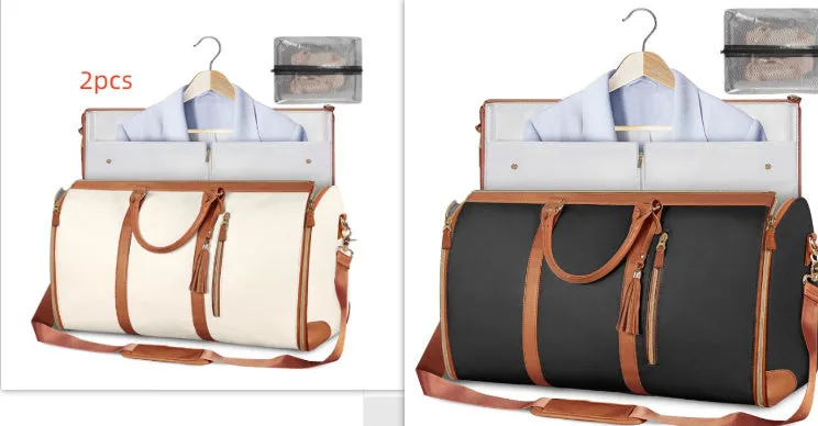 Large Capacity Travel Duffle Bag Women's Handbag Folding Suit Bag Waterproof Clothes Totes Garment Bag  