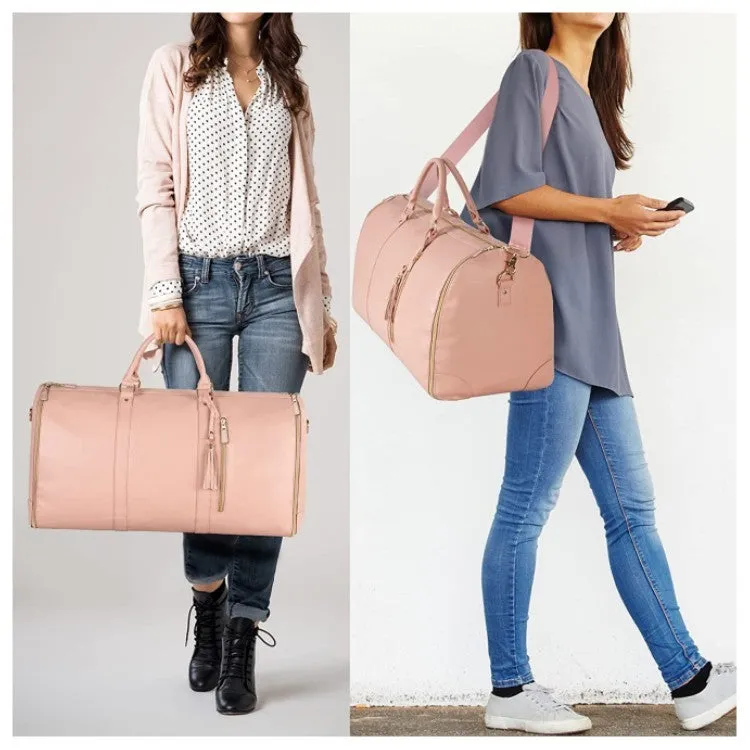 Large Capacity Travel Duffle Bag Women's Handbag Folding Suit Bag Waterproof Clothes Totes Garment Bag  