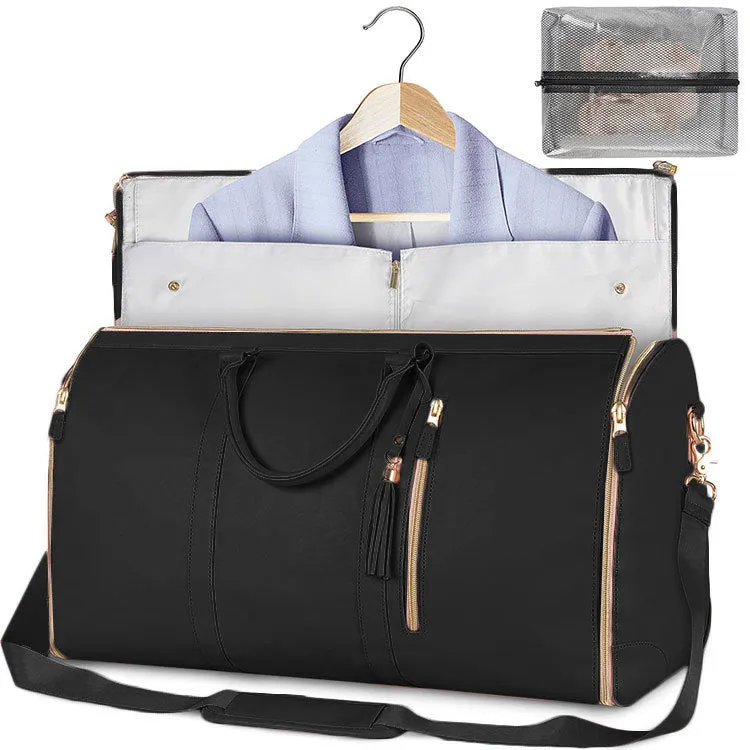 Large Capacity Travel Duffle Bag Women's Handbag Folding Suit Bag Waterproof Clothes Totes Garment Bag  