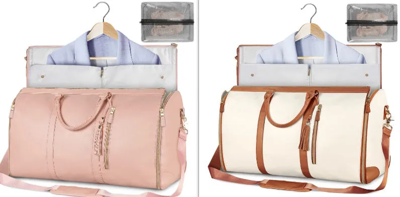 Large Capacity Travel Duffle Bag Women's Handbag Folding Suit Bag Waterproof Clothes Totes Garment Bag  