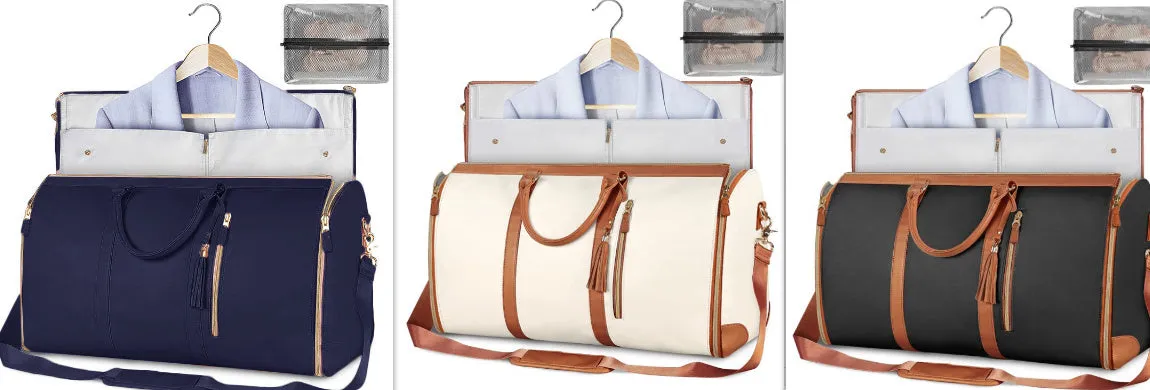 Large Capacity Travel Duffle Bag Women's Handbag Folding Suit Bag Waterproof Clothes Totes Garment Bag  