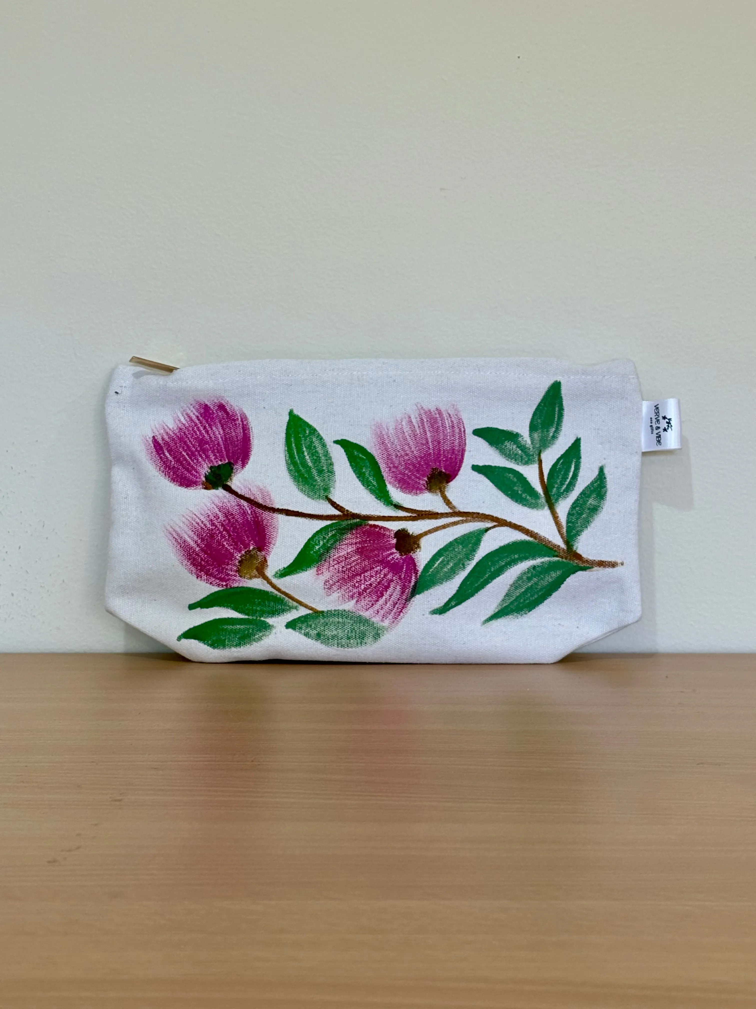 Leafy Eucalyptus Blooms - Hand Painted, Canvas Tote Bag