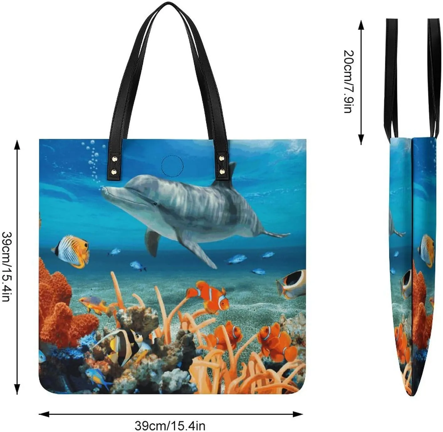 Leather Handbag for Women Tote Bag with Magnetic Buckle Cool Eagle Crossbody Bag Shoulder Bag