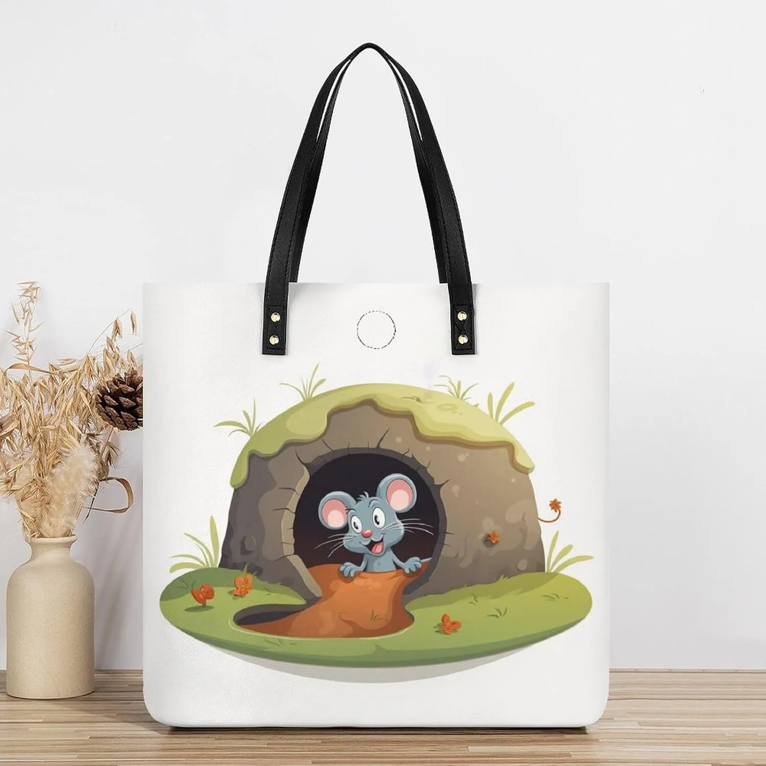 Leather Handbag for Women Tote Bag with Magnetic Buckle Cool Eagle Crossbody Bag Shoulder Bag