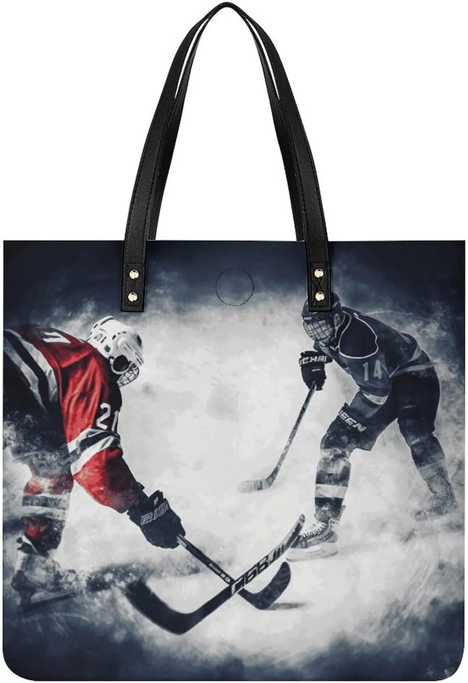 Leather Handbag for Women Tote Bag with Magnetic Buckle Cool Eagle Crossbody Bag Shoulder Bag