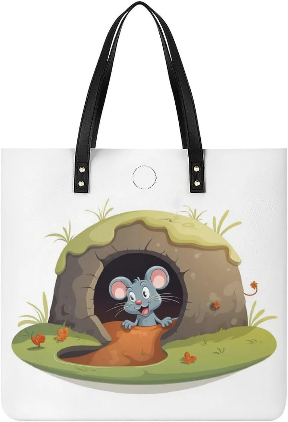 Leather Handbag for Women Tote Bag with Magnetic Buckle Cool Eagle Crossbody Bag Shoulder Bag