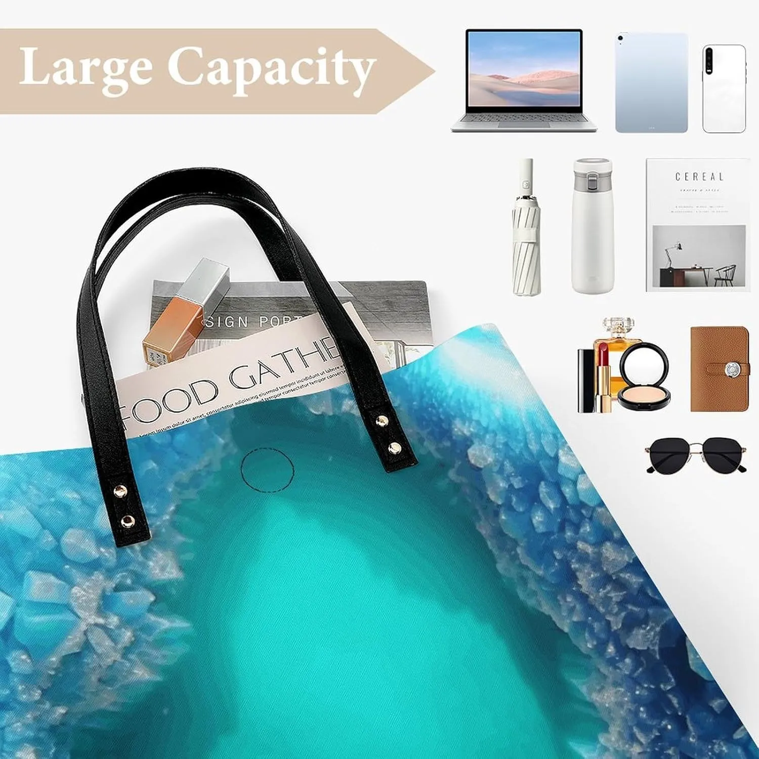 Leather Handbag for Women Tote Bag with Magnetic Buckle Cute Yellow Rubber Ducky Crossbody Bag Shoulder Bag