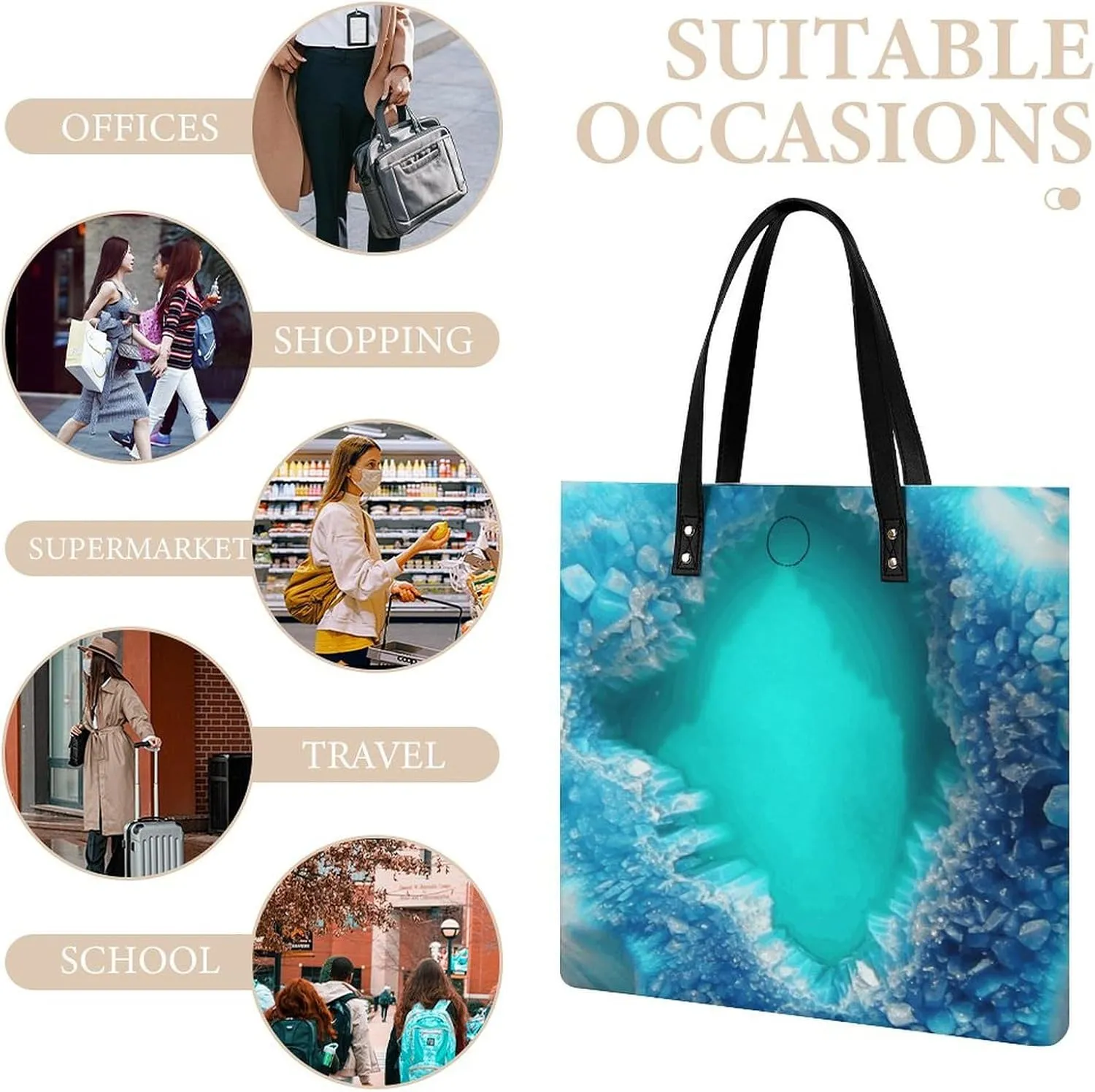 Leather Handbag for Women Tote Bag with Magnetic Buckle Cute Yellow Rubber Ducky Crossbody Bag Shoulder Bag