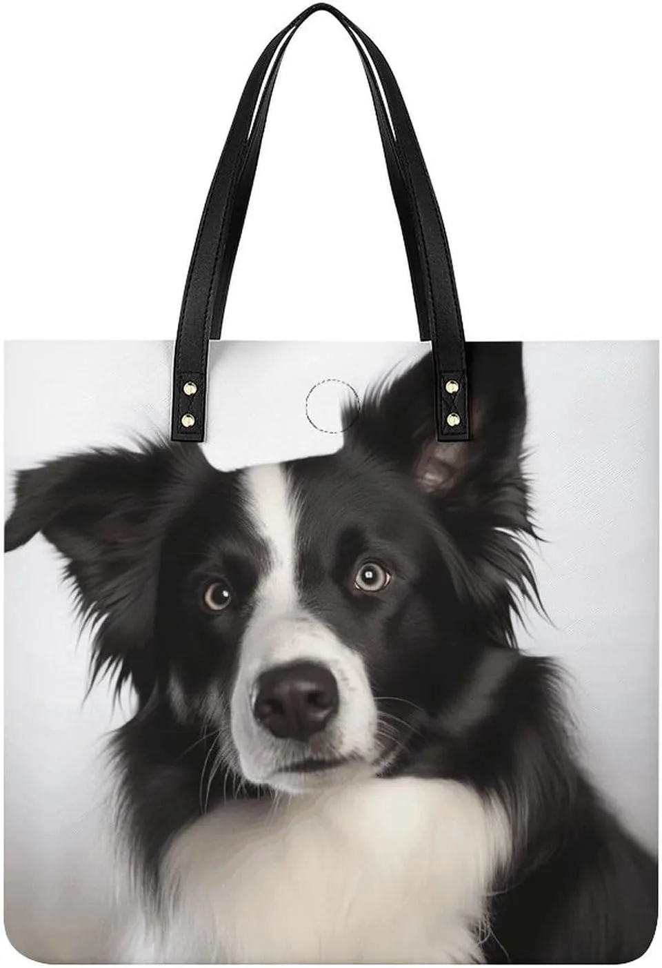 Leather Handbag for Women Tote Bag with Magnetic Buckle Monkey Lemur Cute Crossbody Bag Shoulder Bag