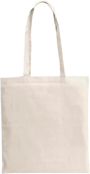 lepni.me Personalised Canvas Tote Bag | Print Your Own Initial Text Photo or Logo | Custom Reusable Monogrammed Handbags (M Beige Without Print)