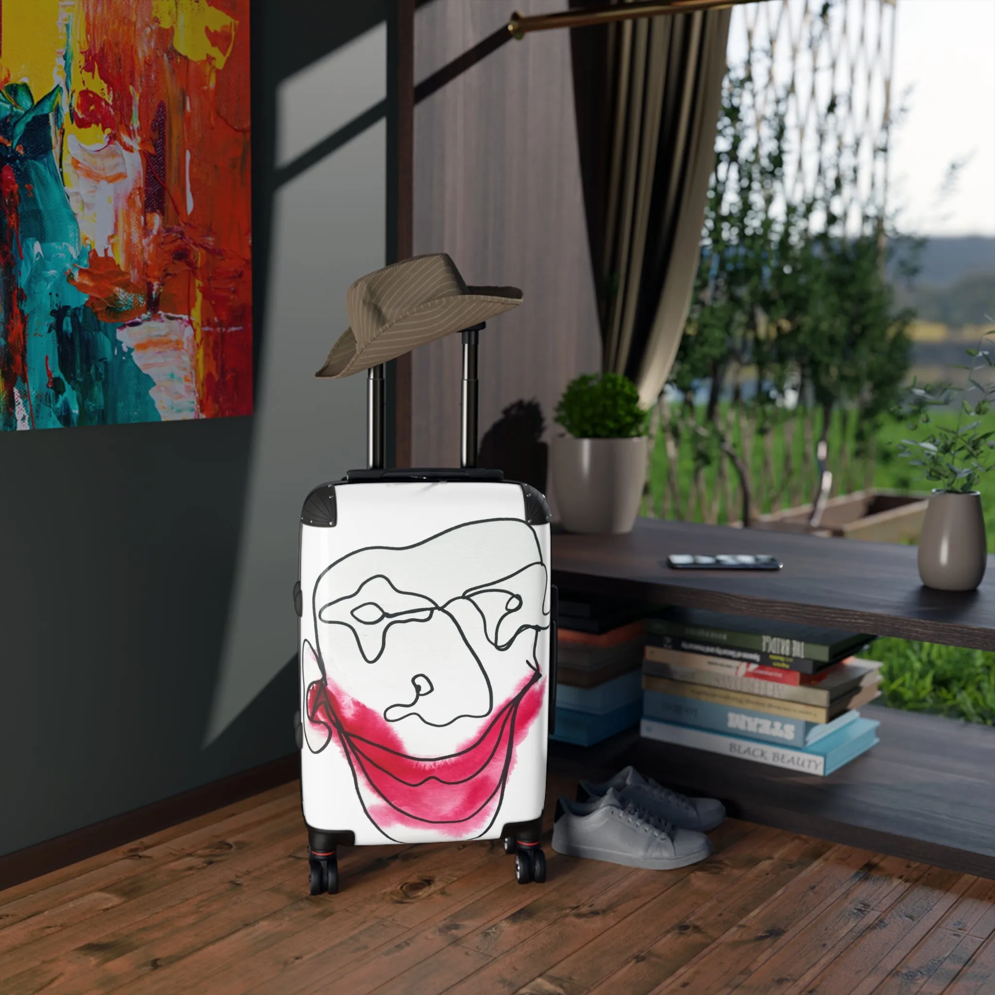 Let's Laugh - Stylish Travel Suitcase for All Your Needs